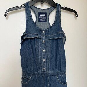Levi's Short Overalls with Ruffles